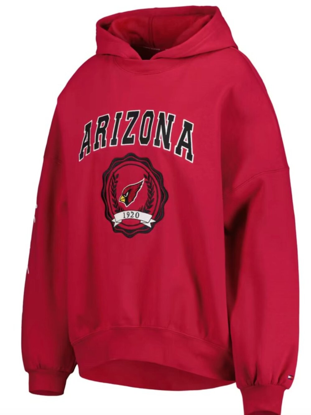Arizona Cardinals Tommy Hilfiger Women's Becca Drop Shoulder Pullover Hoodie
